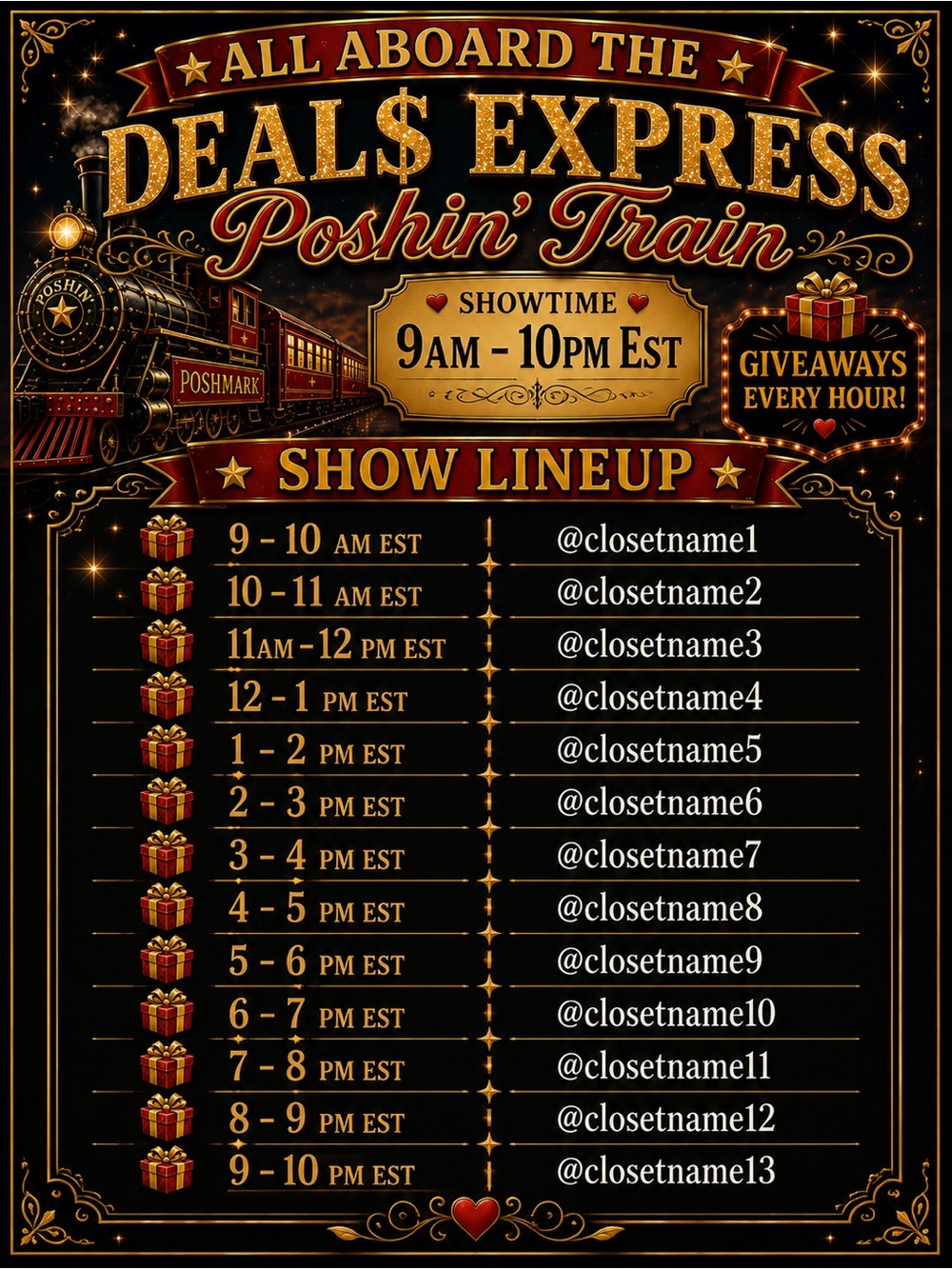 ⨠ALL ABOARD THE DEALS EXPRESS Poshin Train⨠8/5/26 - Picture 2 of 5